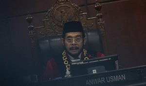 Ketua Mahkamah Konstitusi Anwar Usman ANTARA FOTO/SIGID KURNIAWAN